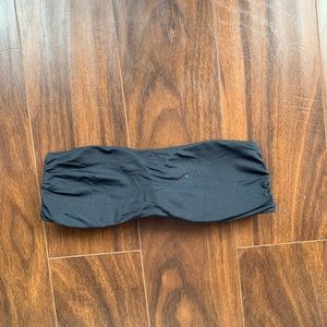 Black bandeau bikini top
